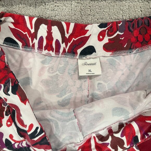 Soma Cool Nights Pajama Set with Notched Collar Top - Picture 7 of 7